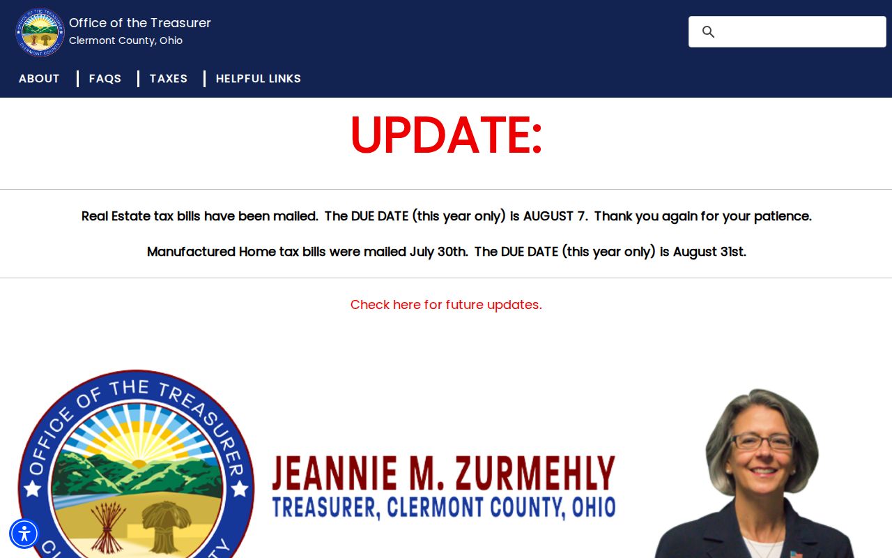 Union Township neighbors parcel review through the Clermont County Treasurer